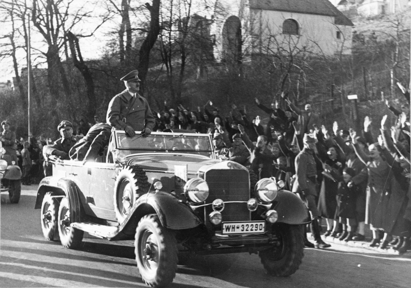 Adolf Hitler enters Vienna